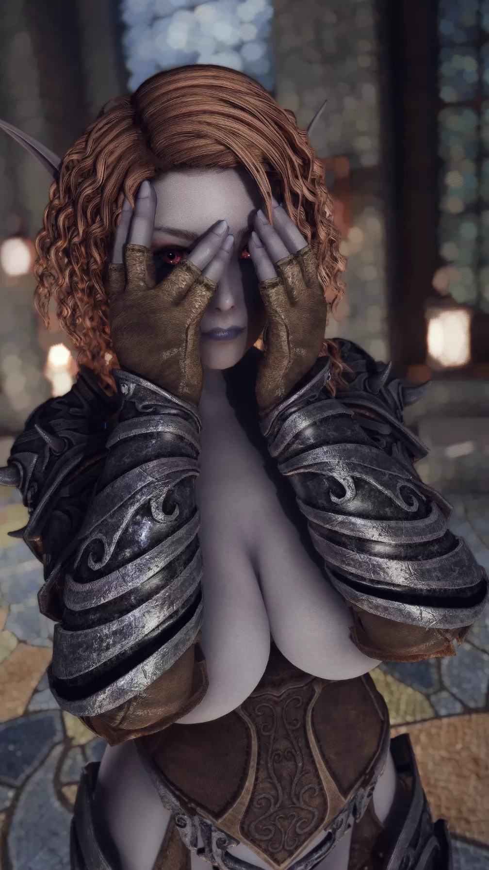 Shy Elf posted by Skyrim4Ever91