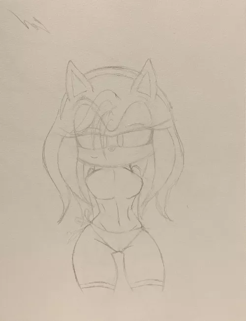 Sketch of Amy I did (WIP) by Overall_Exit_8007