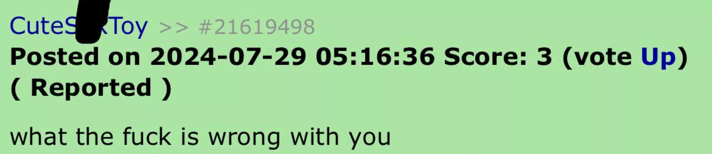 What the fck is wrong with u by GiftedBasicBee