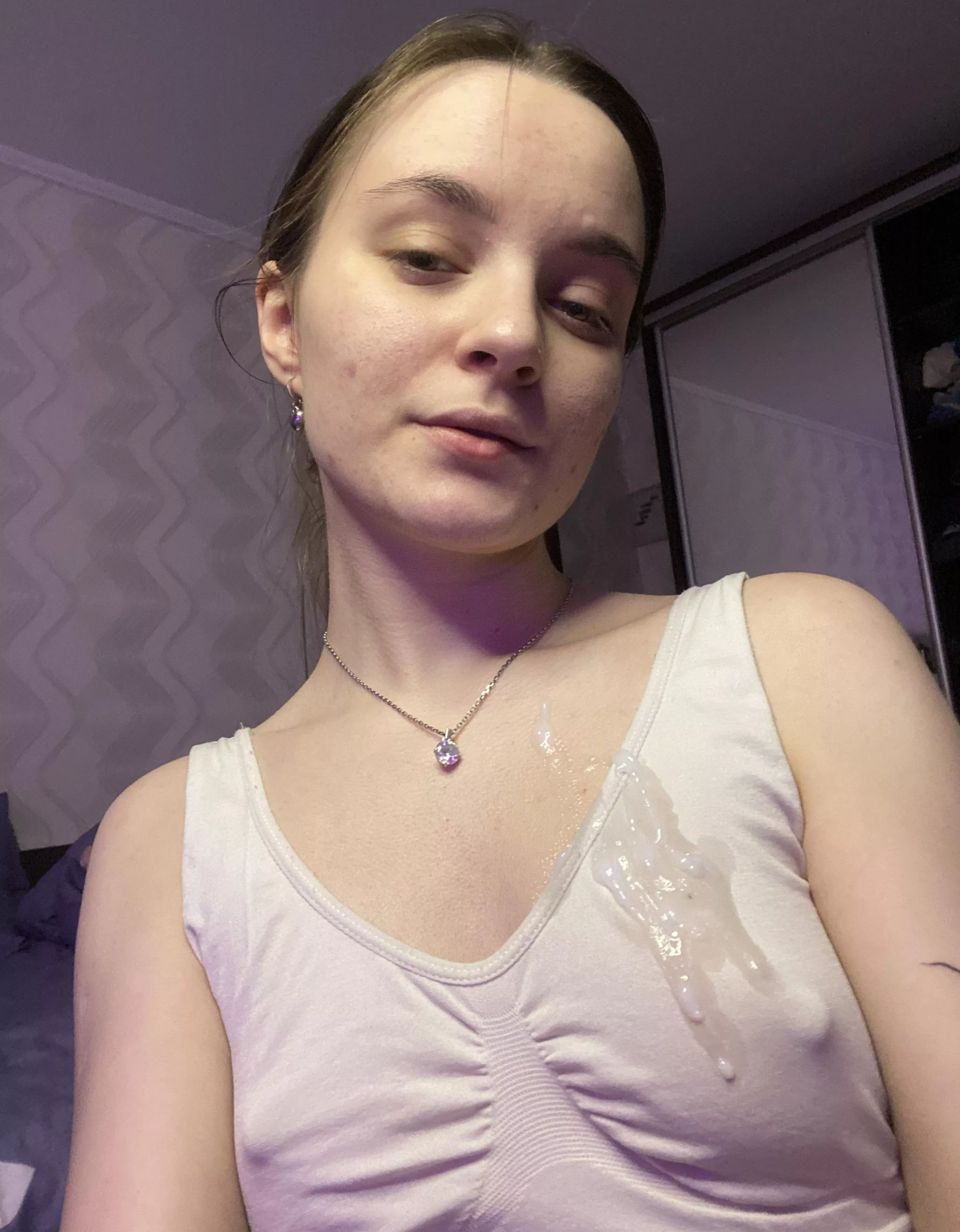 You’re welcome to cum over, but I have one rule: you have to touch all of my body posted by heretomess372