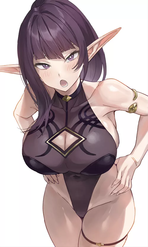 Elves are thick [Artist's OC] by marxsander2016