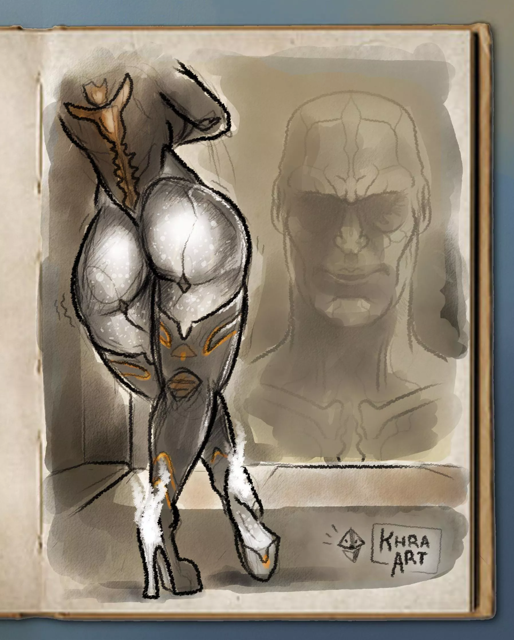 [Ember] A look inside Entrati's Grimoire... (KhraArt, me!) posted by KhraArt