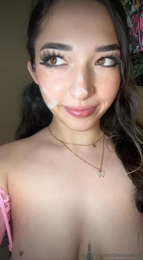i look prettier with cum on my face  by Designer_Tie_3088