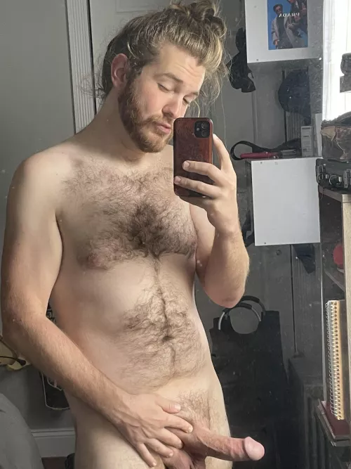 Ignore the dumb face, focus on the beard & boner! by ImJustHereF0rP0rn