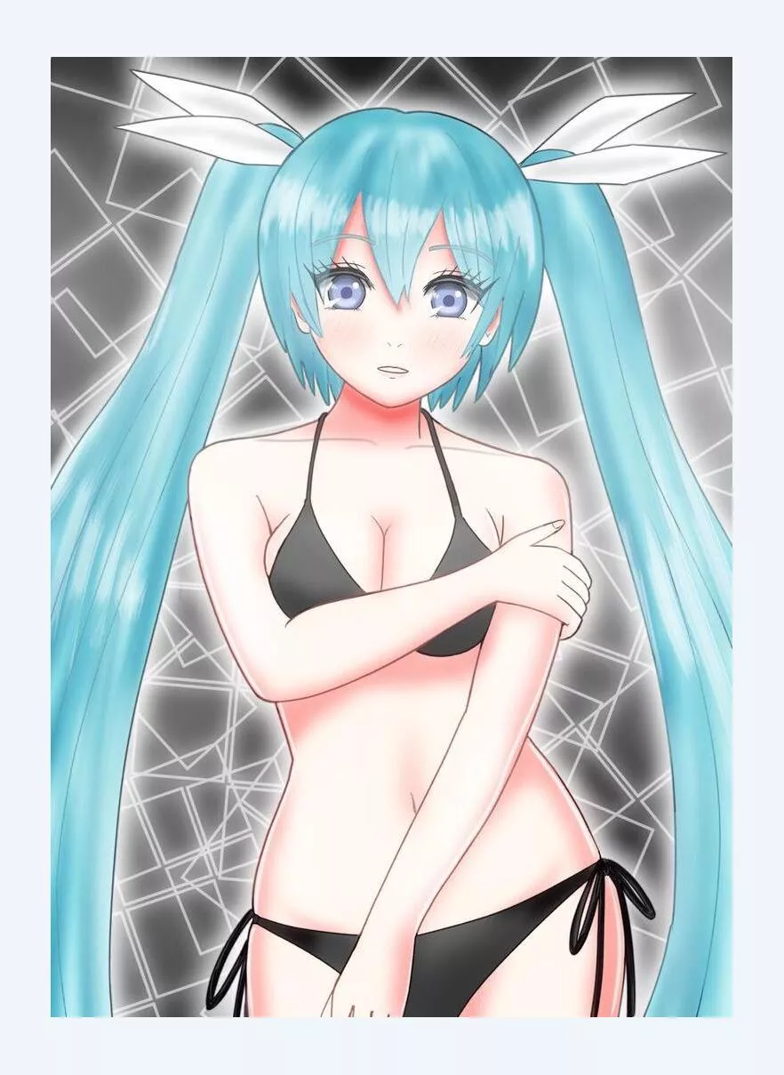 Mikus black bjkini posted by Inevitable_Rice9321