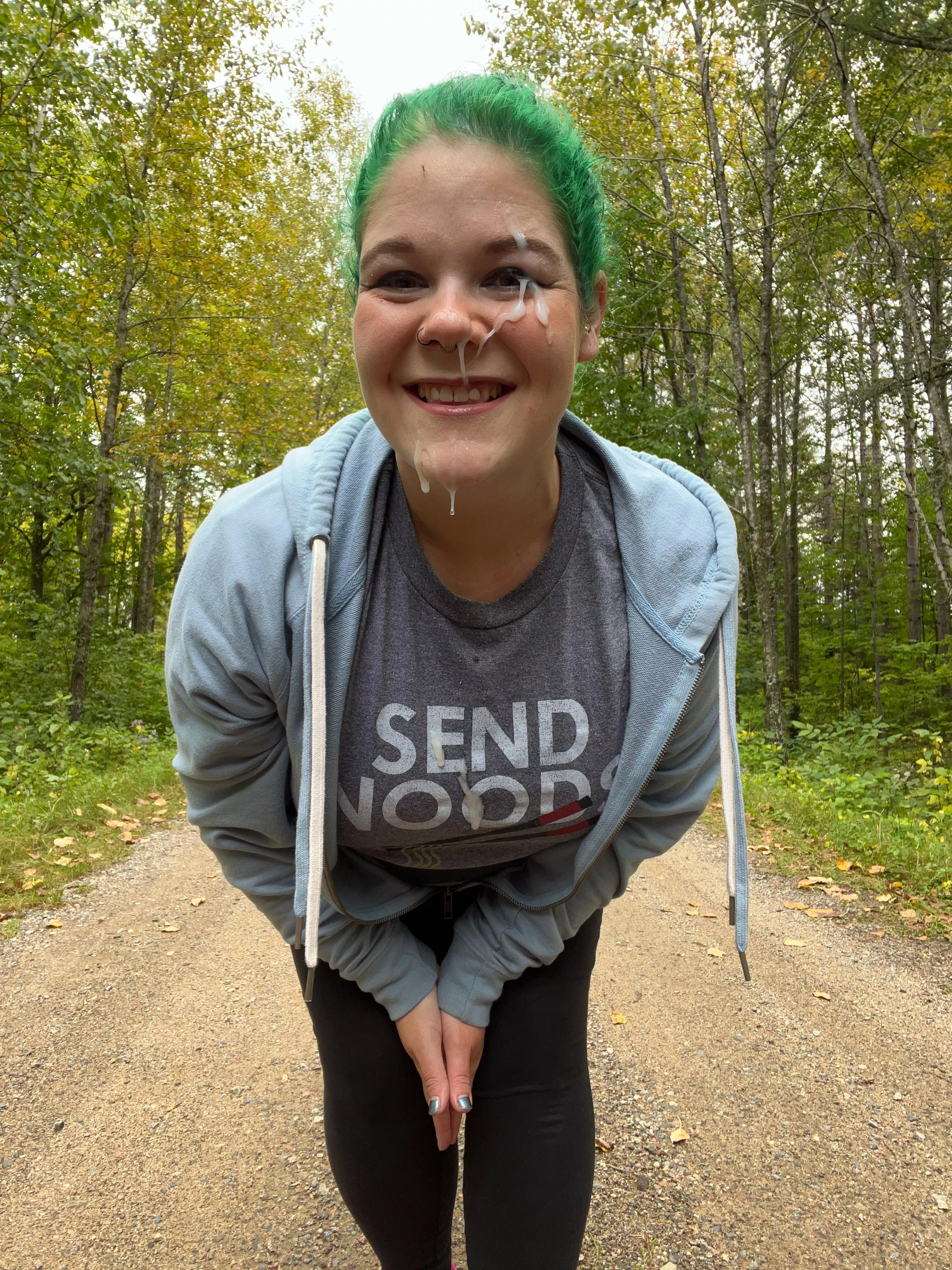 Walking down the old Facial Trail posted by Kindlenark