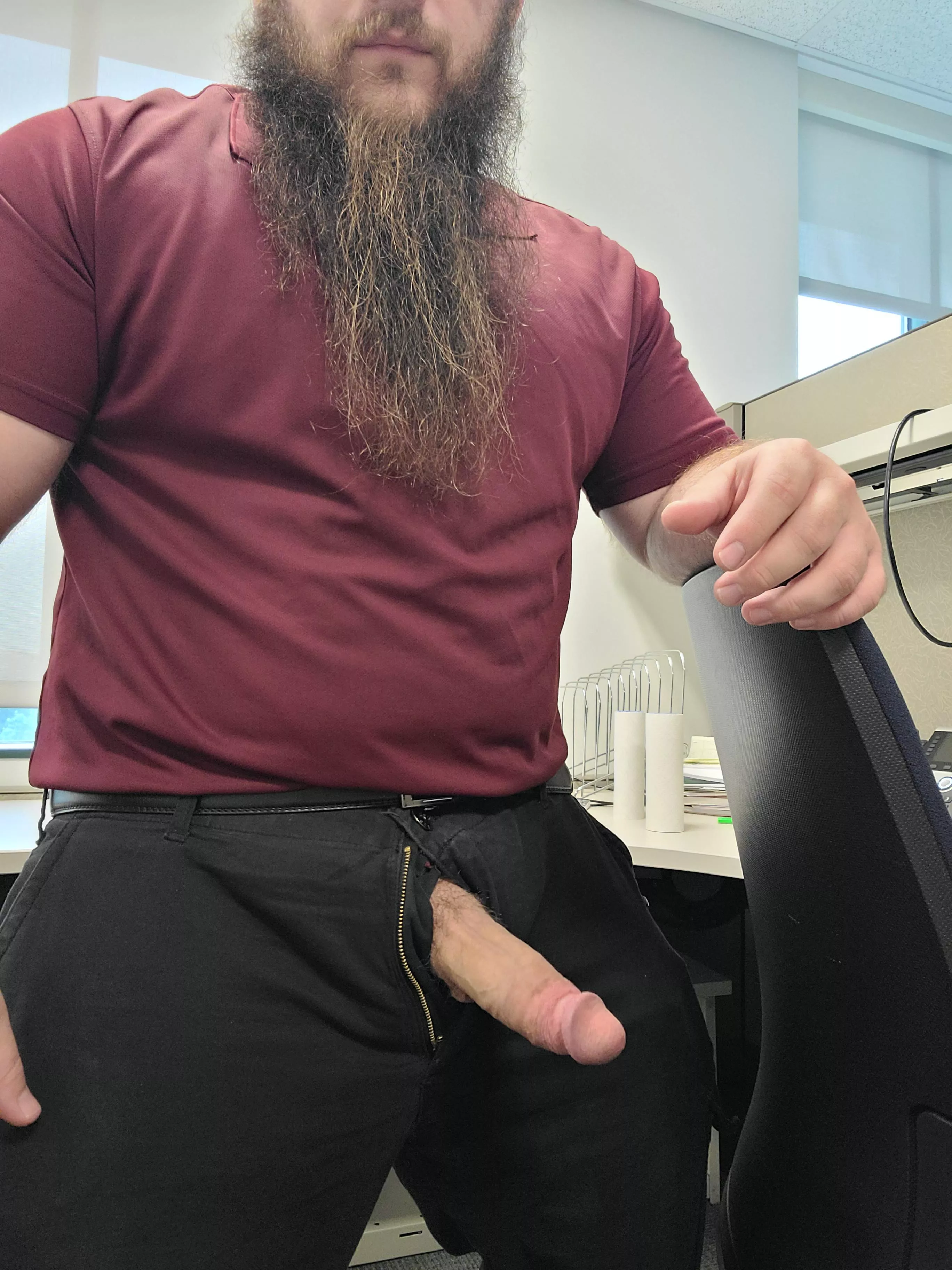 Whipping it out in the office  posted by bad_dawgg