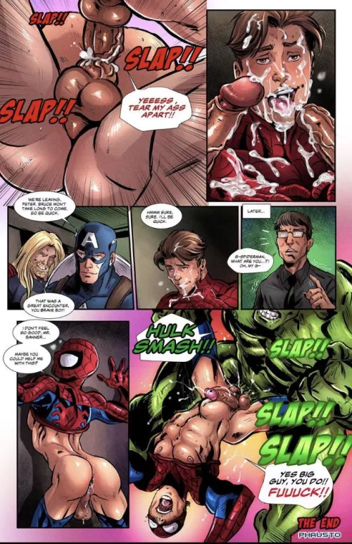 Assvengers final page, happy spidy day y’all by Adorable_Animator807