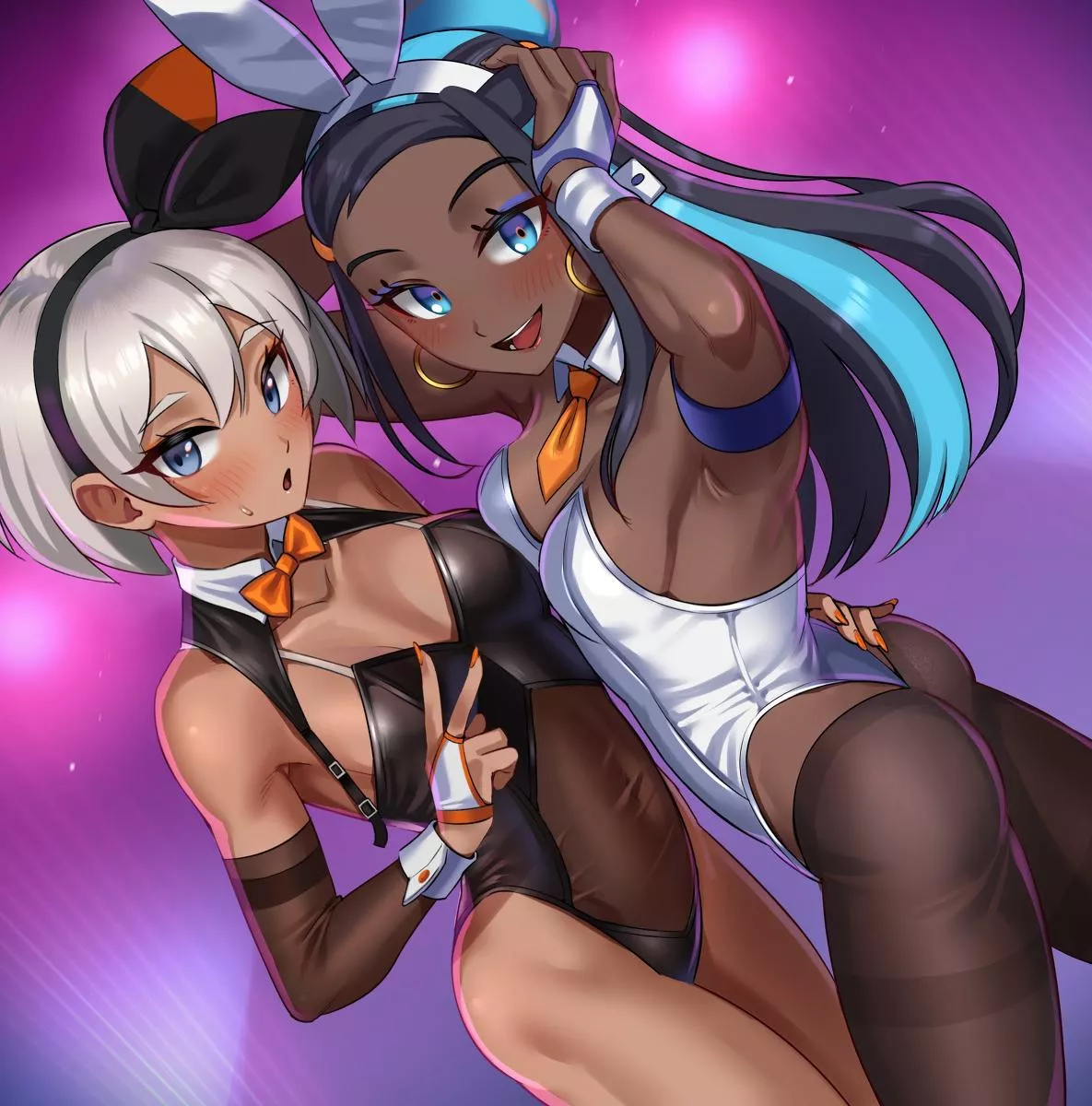 Bunny Nessa and Bea [Pokemon] posted by A_MASSIVE_PERVERT