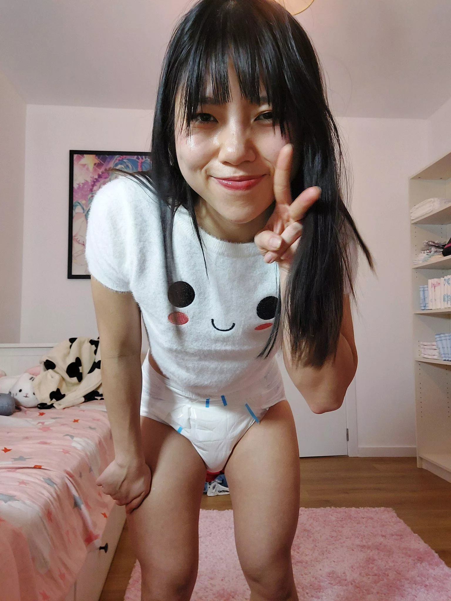 Happy Friday babies 💞 posted by AsianDiaperCutie