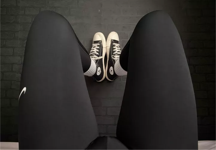 In tight leggings by somewhore_