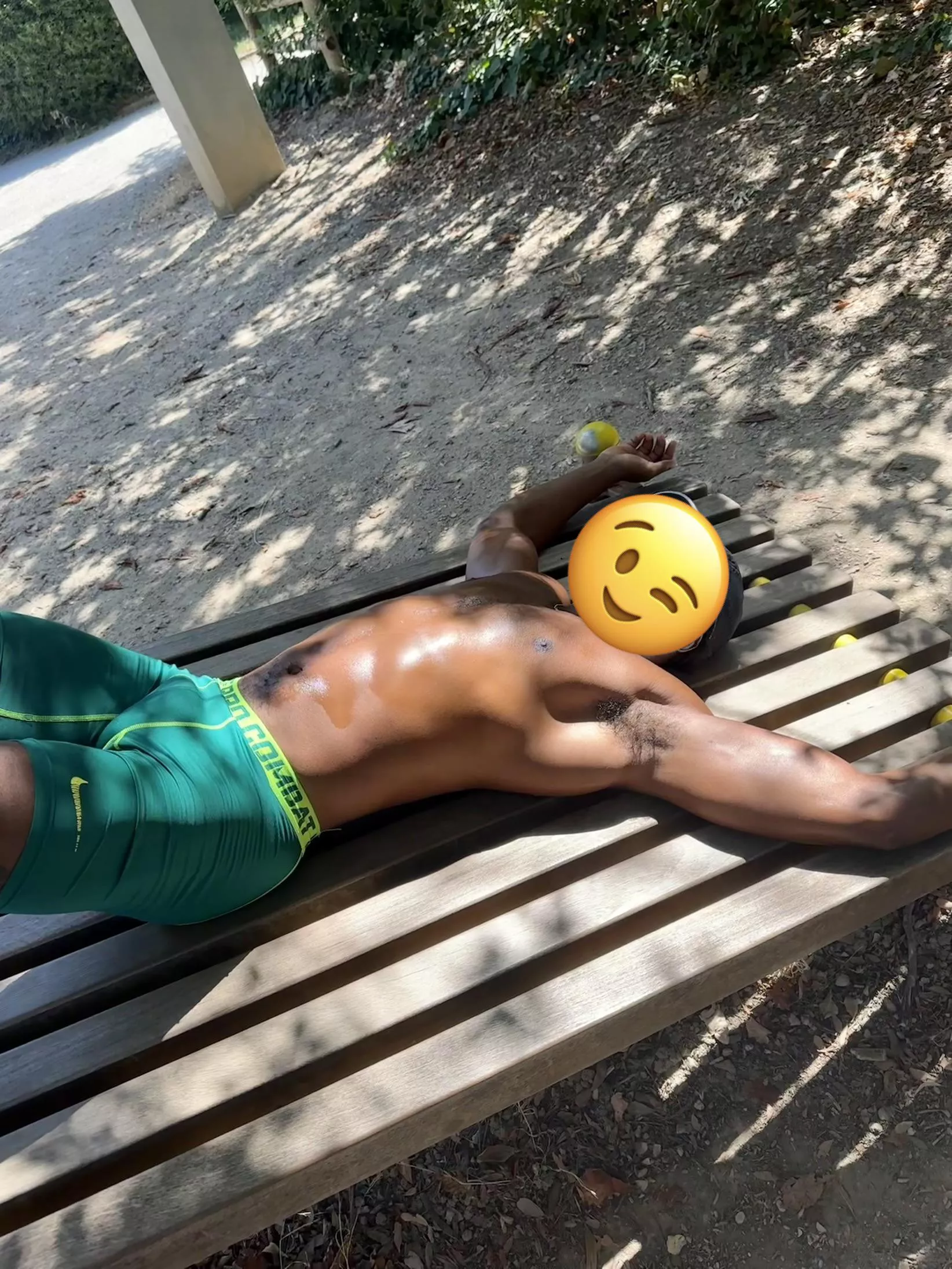 Not to sweaty… yet posted by brownxsky