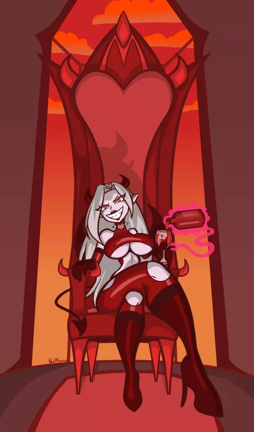 Malavera on her throne by Jaxx1992