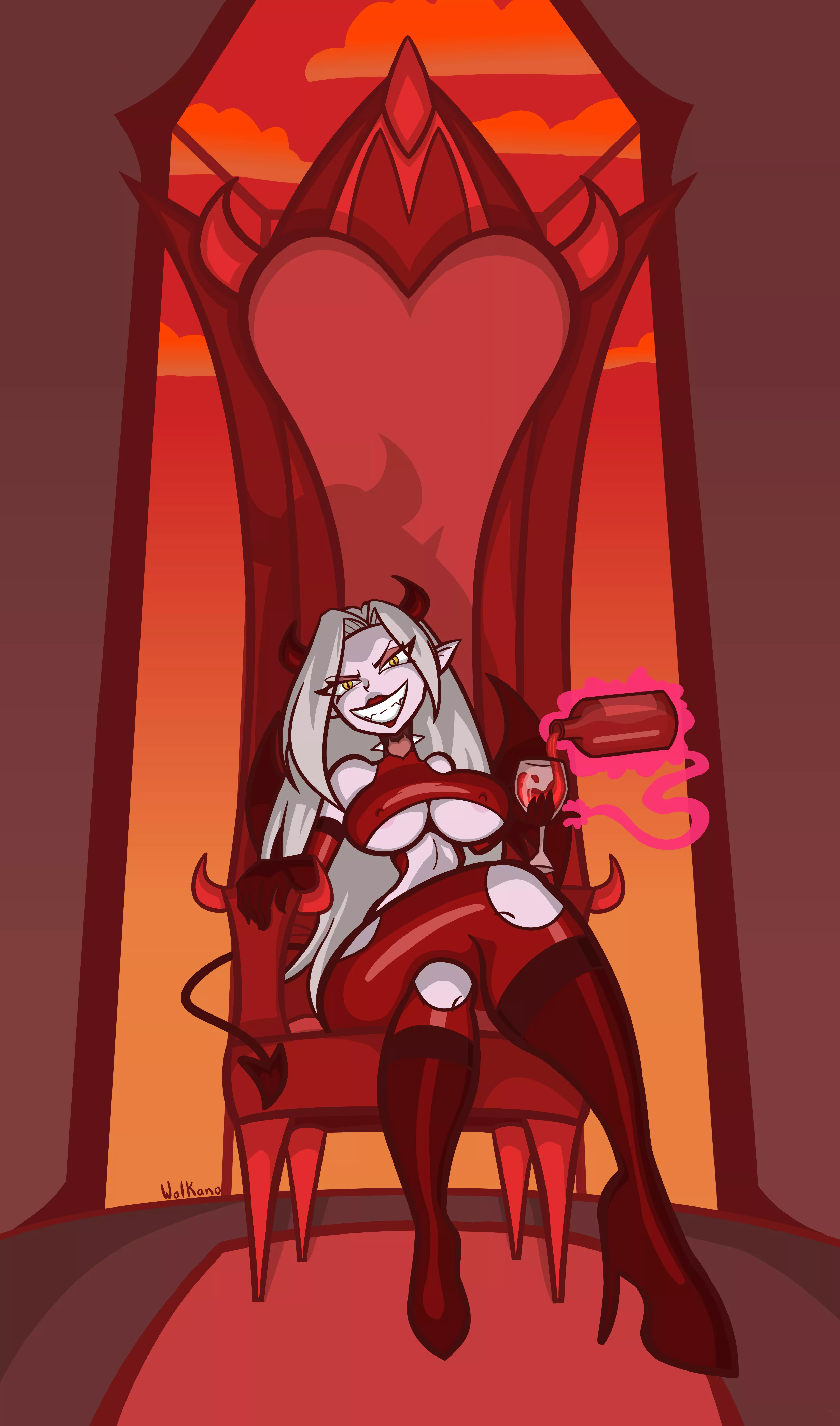 Malavera on her throne posted by Jaxx1992