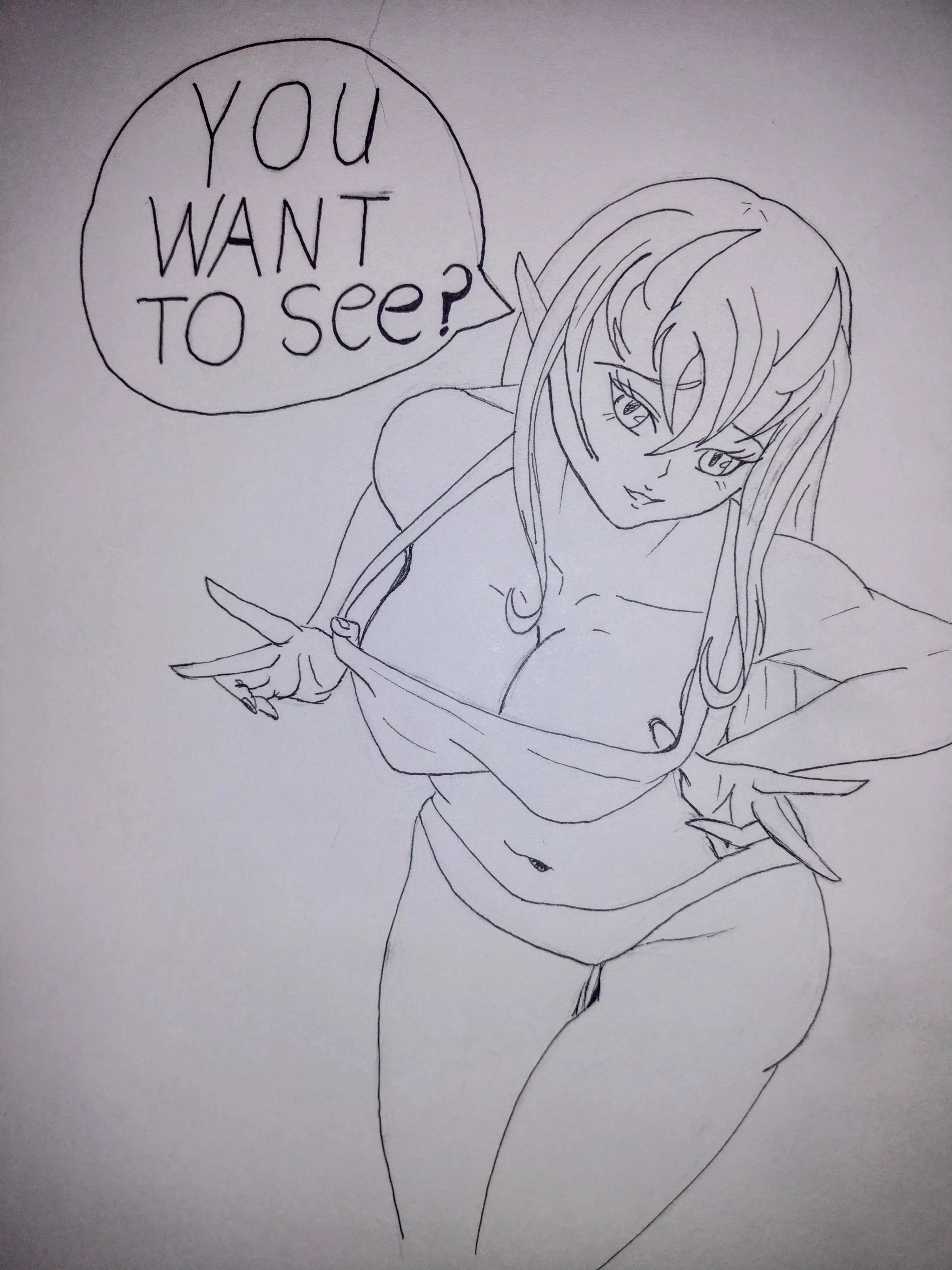 Oni Girl Teasing You  posted by Imaginary_Gur_7776