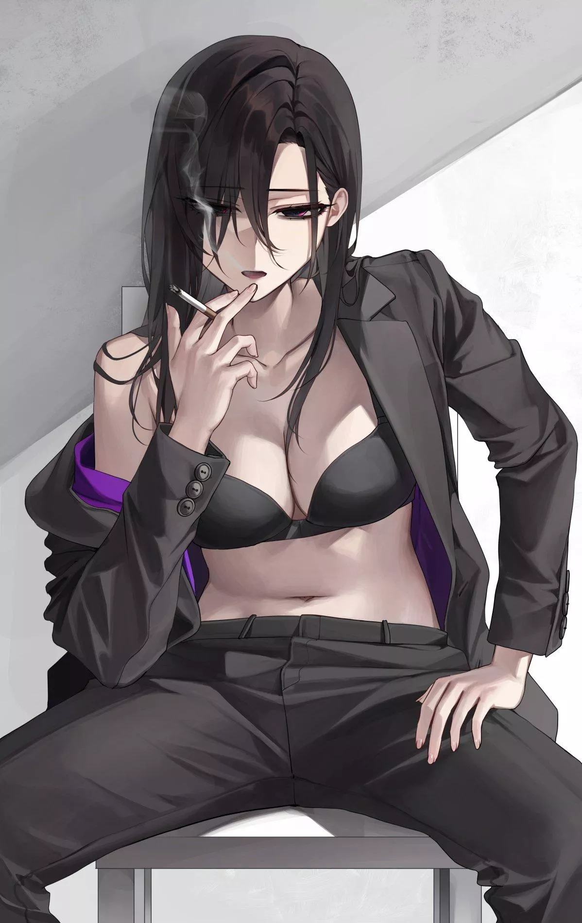 Smoke Break  posted by CheetahSperm18