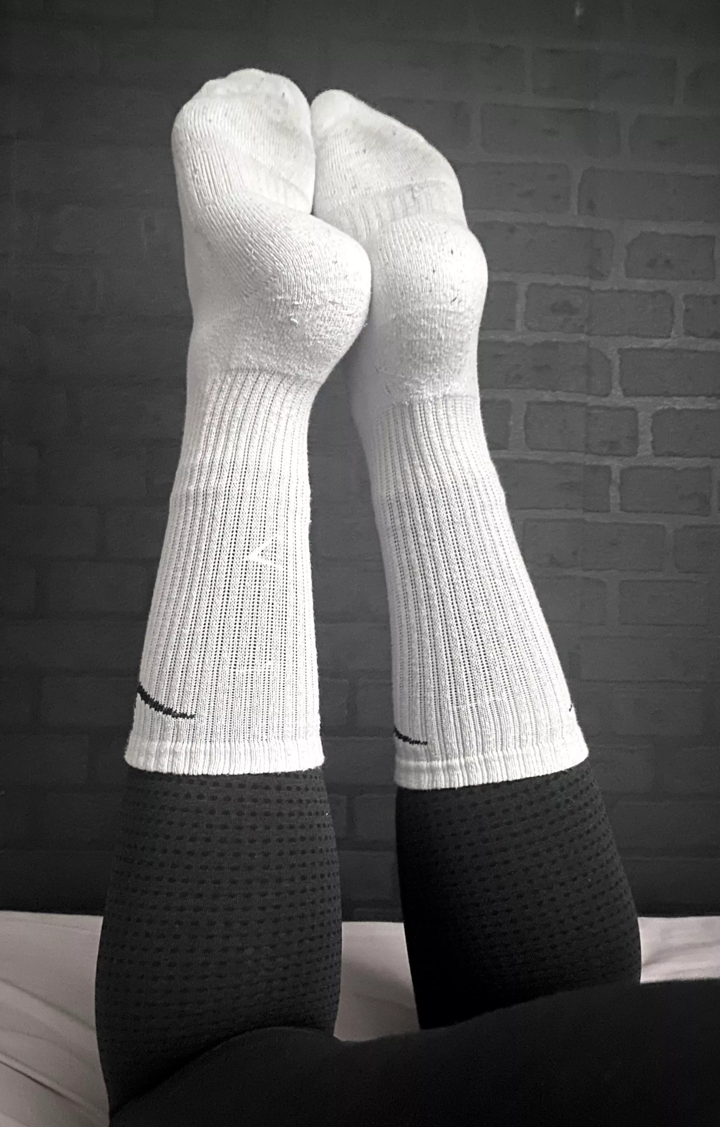 My gym socks 🤍 posted by somewhore_