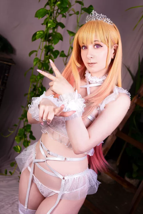 My Kitagawa Marin official lingerie cosplay (Love Slave Xev) by LilyBerryHedgehog