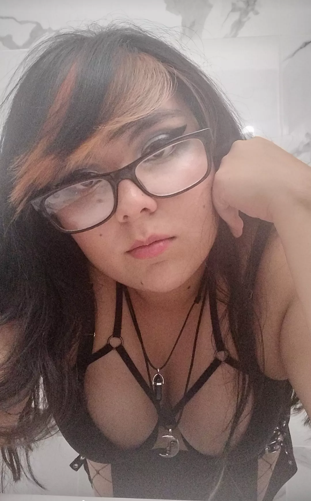 Show this alt Mexican slut her place below you  posted by Camellia_Bunny