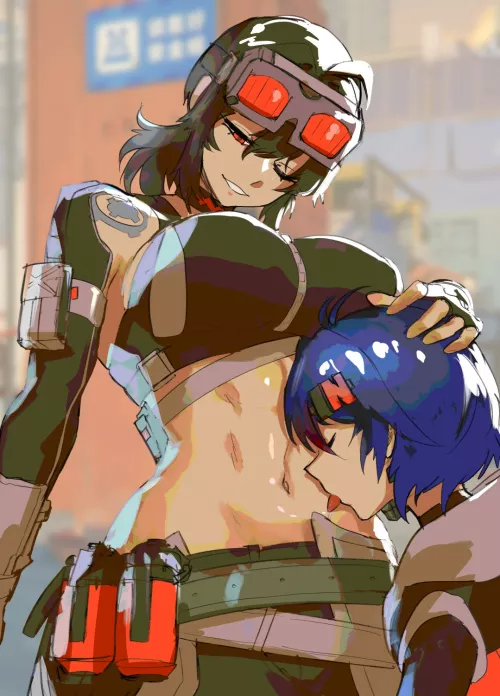 Belle Licking Grace's Toned Midriff (Arqa/arqo) [Zenless Zone Zero] by llamanatee