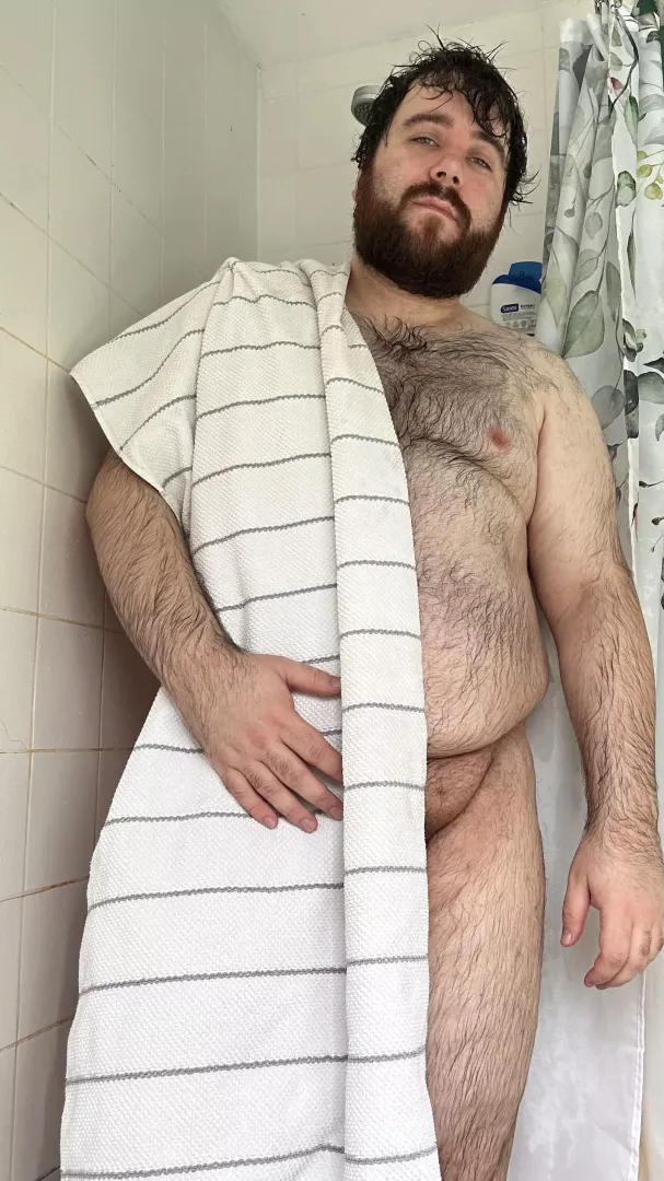 Big wet bear for you to dry off by BritBear2112