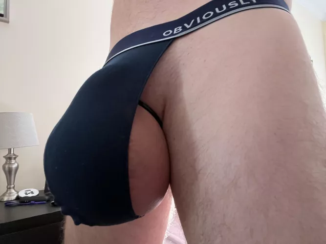 Bulging Out Of The Blue Ball Pouch by MastodonFew2024