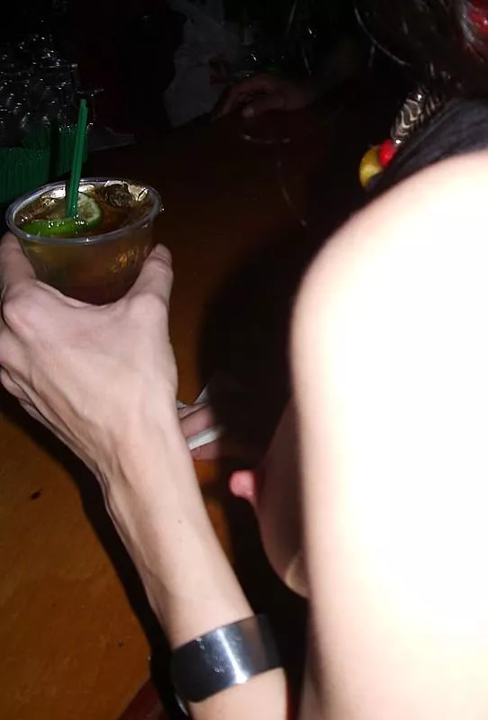 Cocktail Lounge Wife (side boob nip slip) posted by DCGHclub