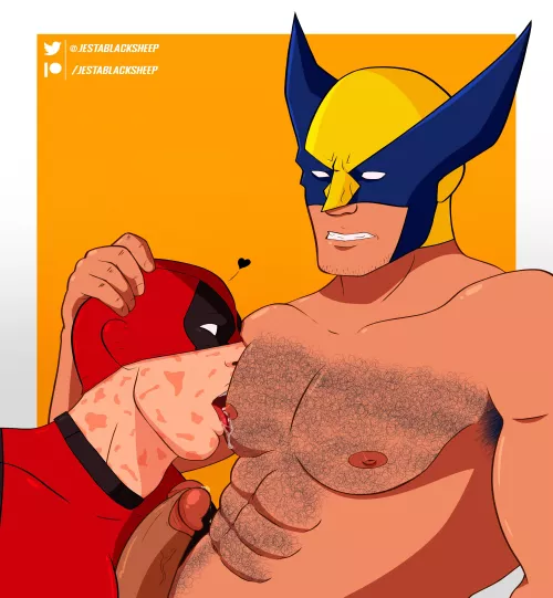 Deadpool x Wolverine by Love-Dealer