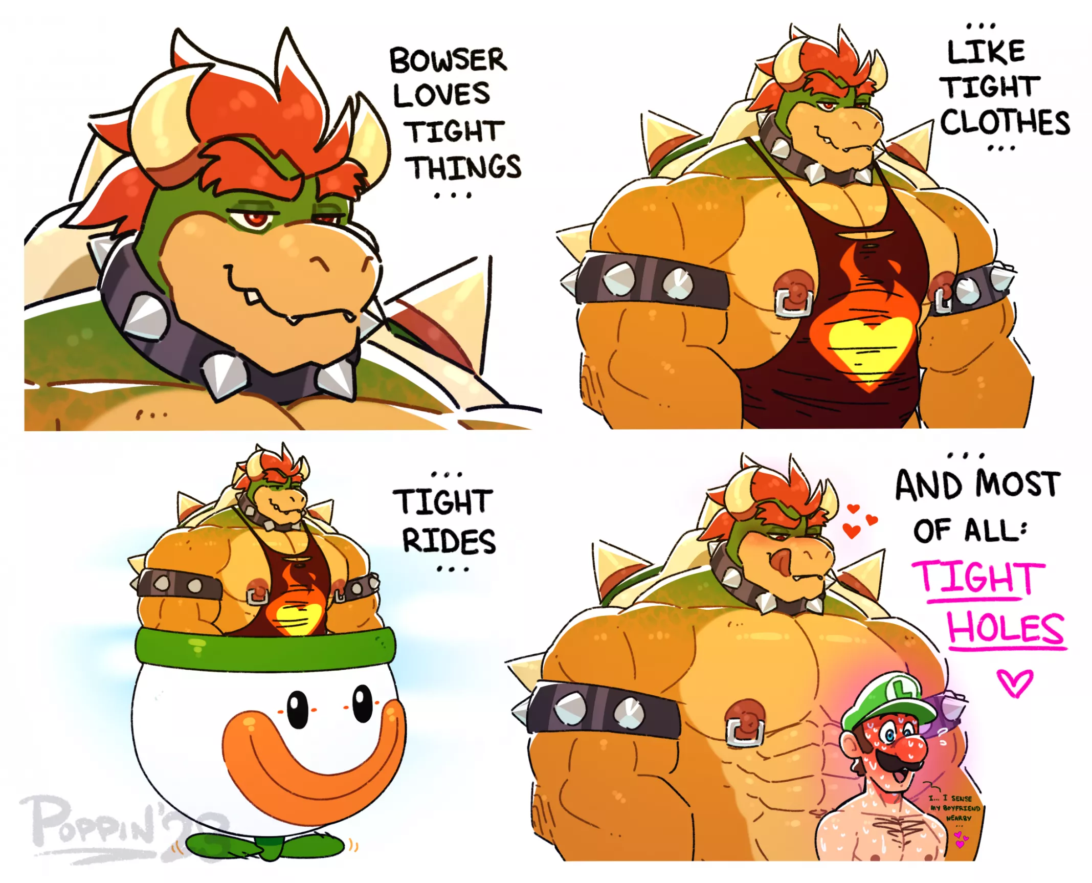 Happy Bowser Day (@Poppin_Zan on Twitter) posted by Hungry4love44