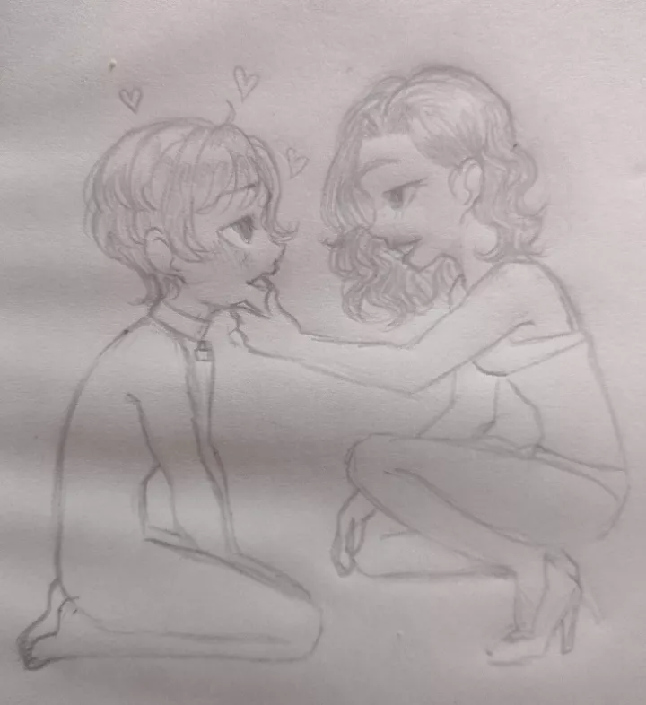 It's been a while since I last made GFD art, so here's a quick sketch:) by cute_and_horny