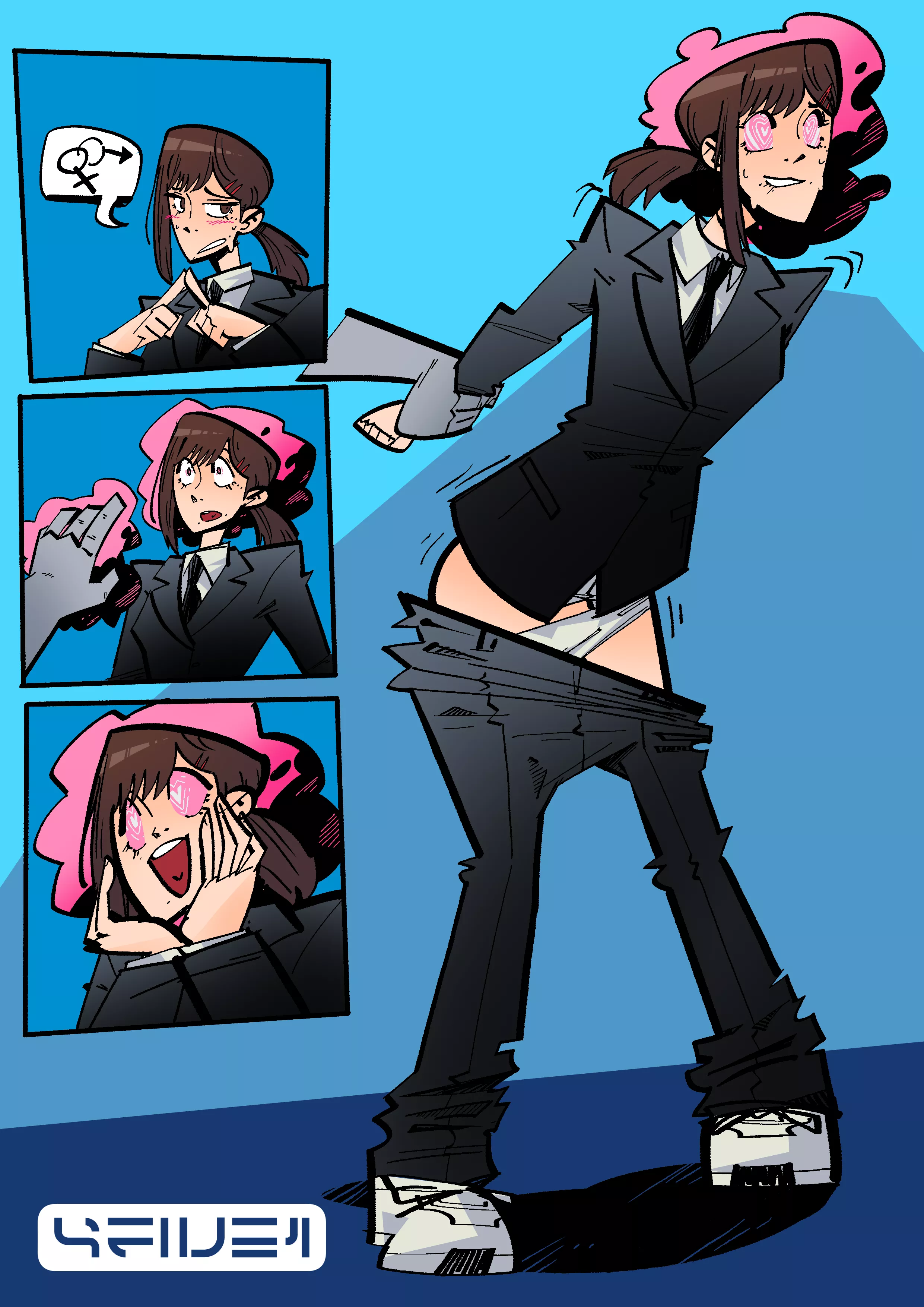 Kobeni's Hypno-Confidence [Chainsaw Man] [4five1] posted by 4five1