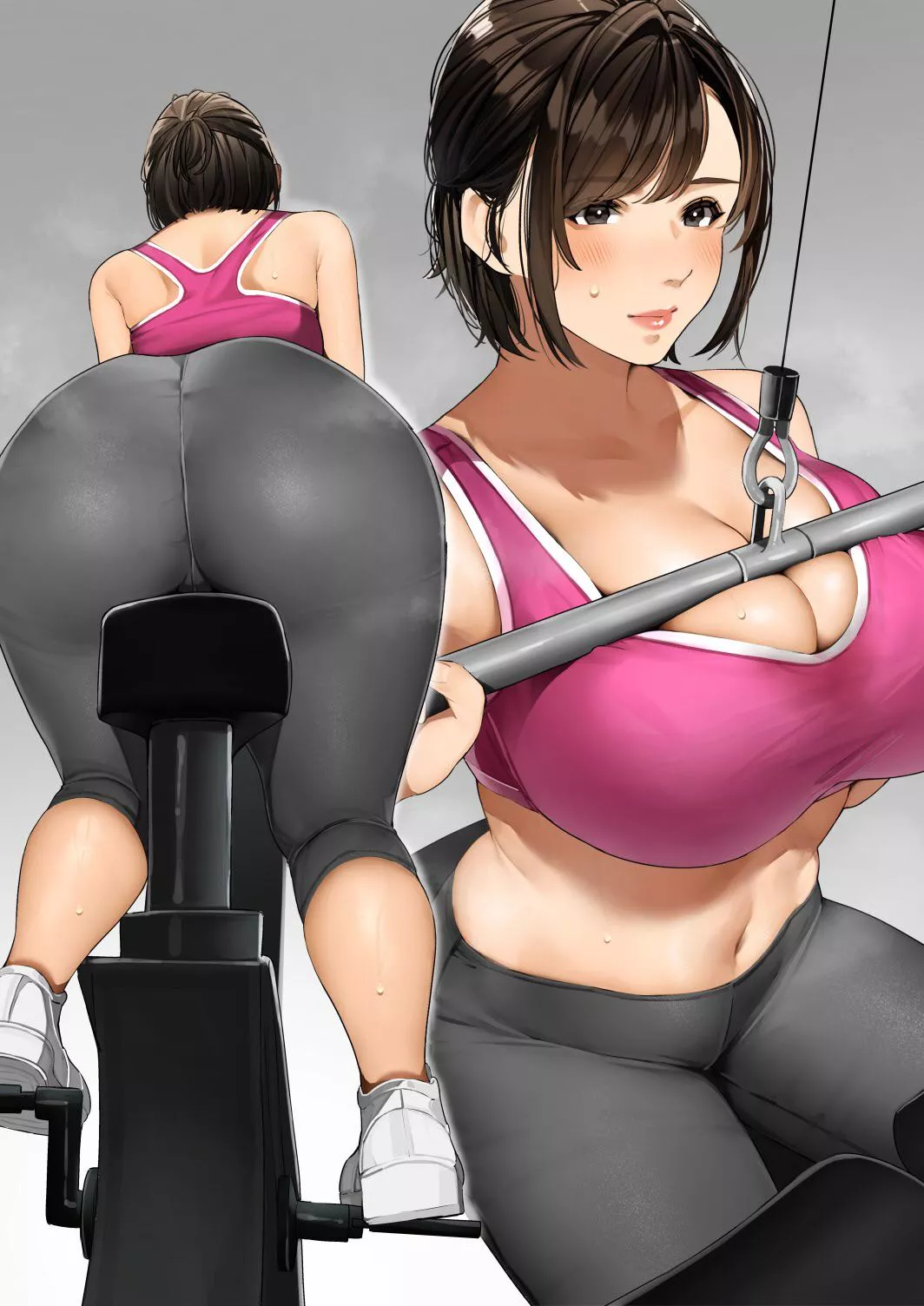 Quite the workout (sakura no tomoru hi e) posted by Distinct-Bit1405