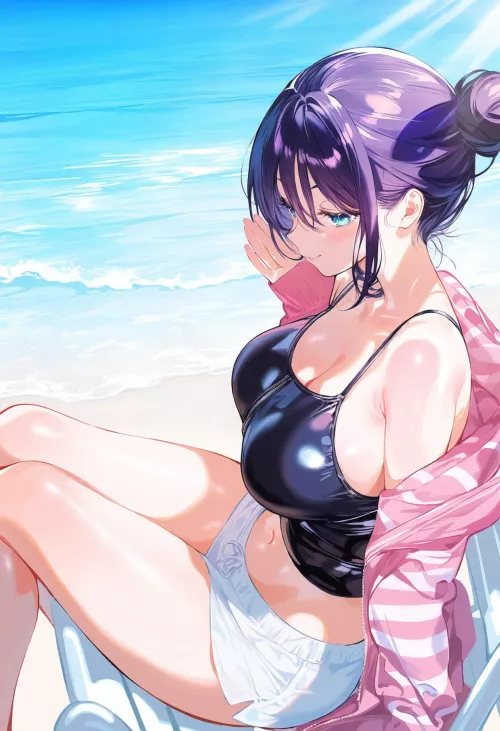 Relaxing by the Shore  by CheetahSperm18