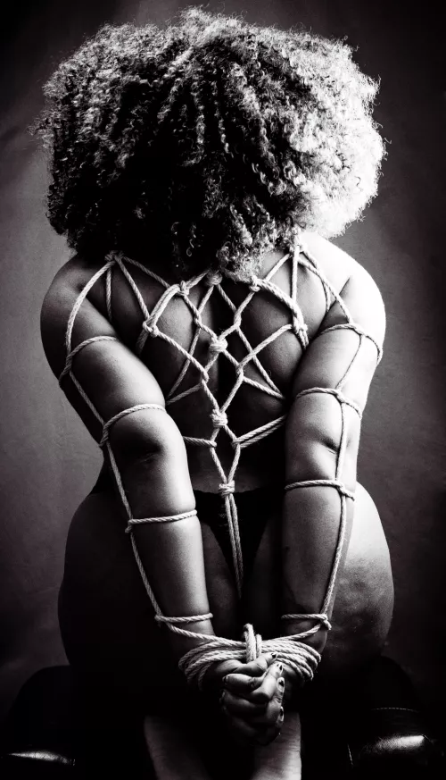 Shibari and photography by Theblackshibariguy
