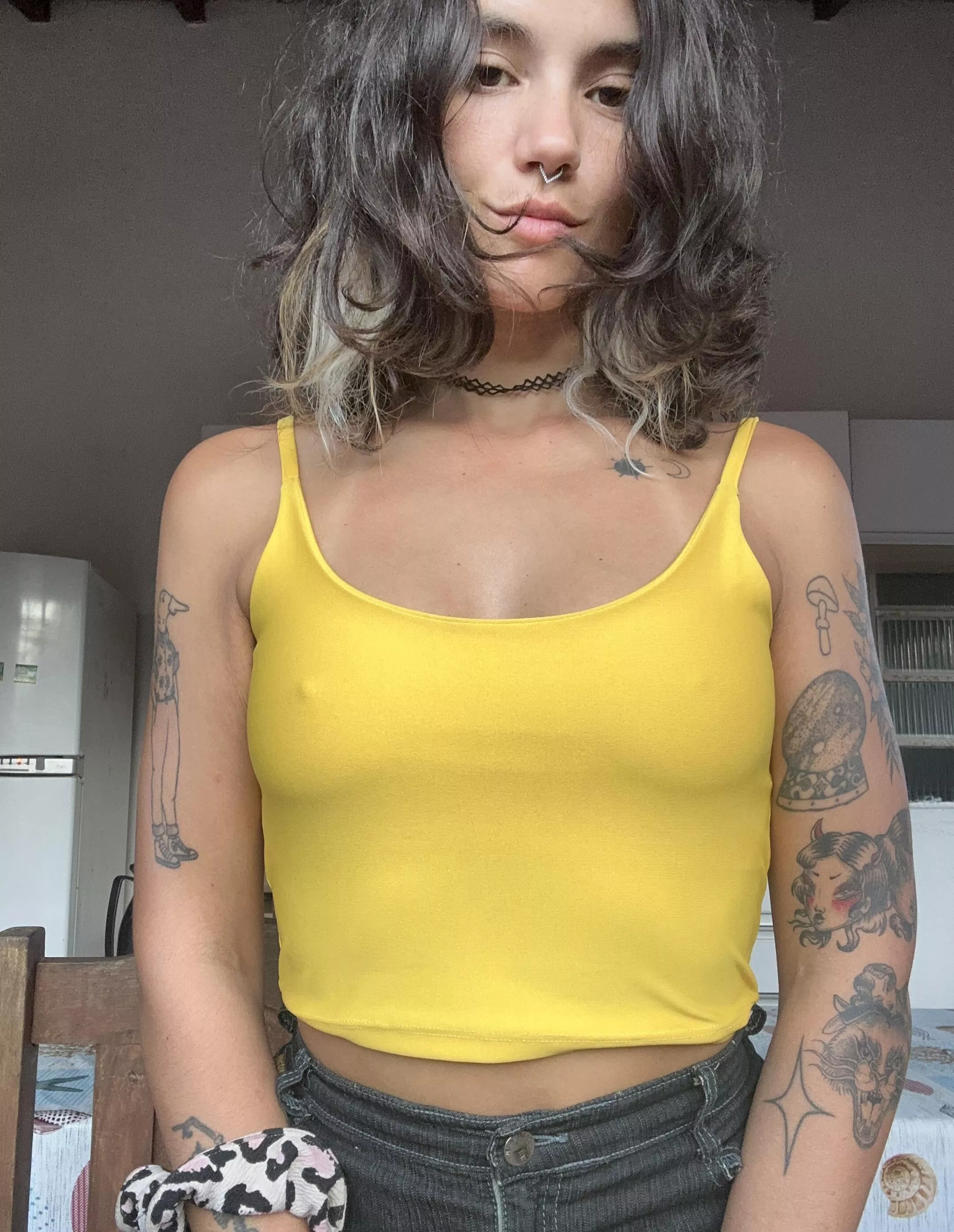 Should I start wearing bra again? posted by angelpeit