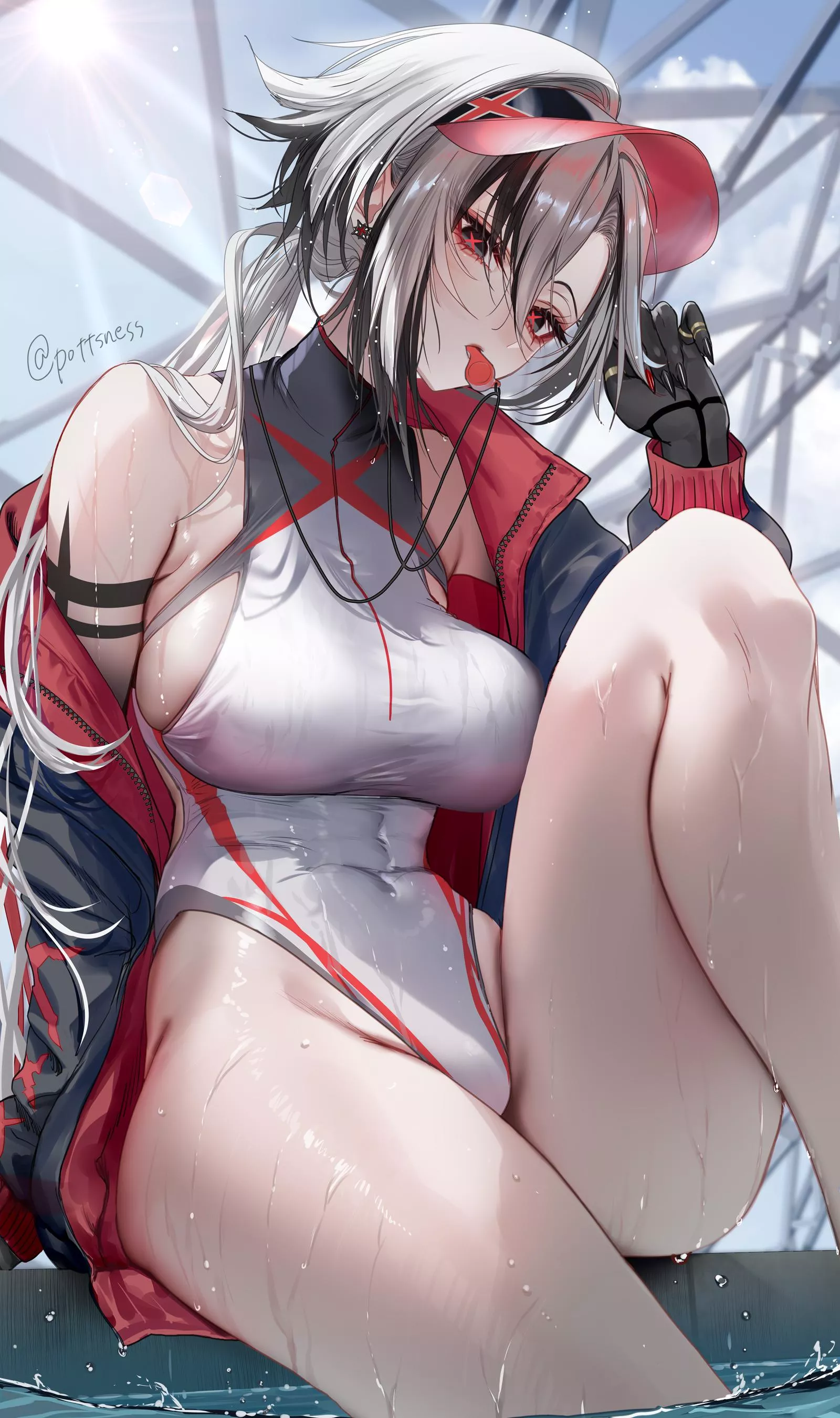 Swimsuit Arlecchino  posted by xSaviour_N