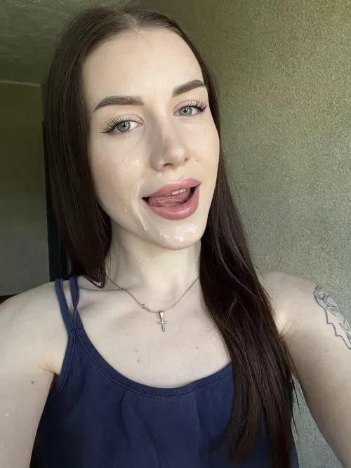 The best thing that can be on your face is a beautiful girl and sperm by WellLoveYou