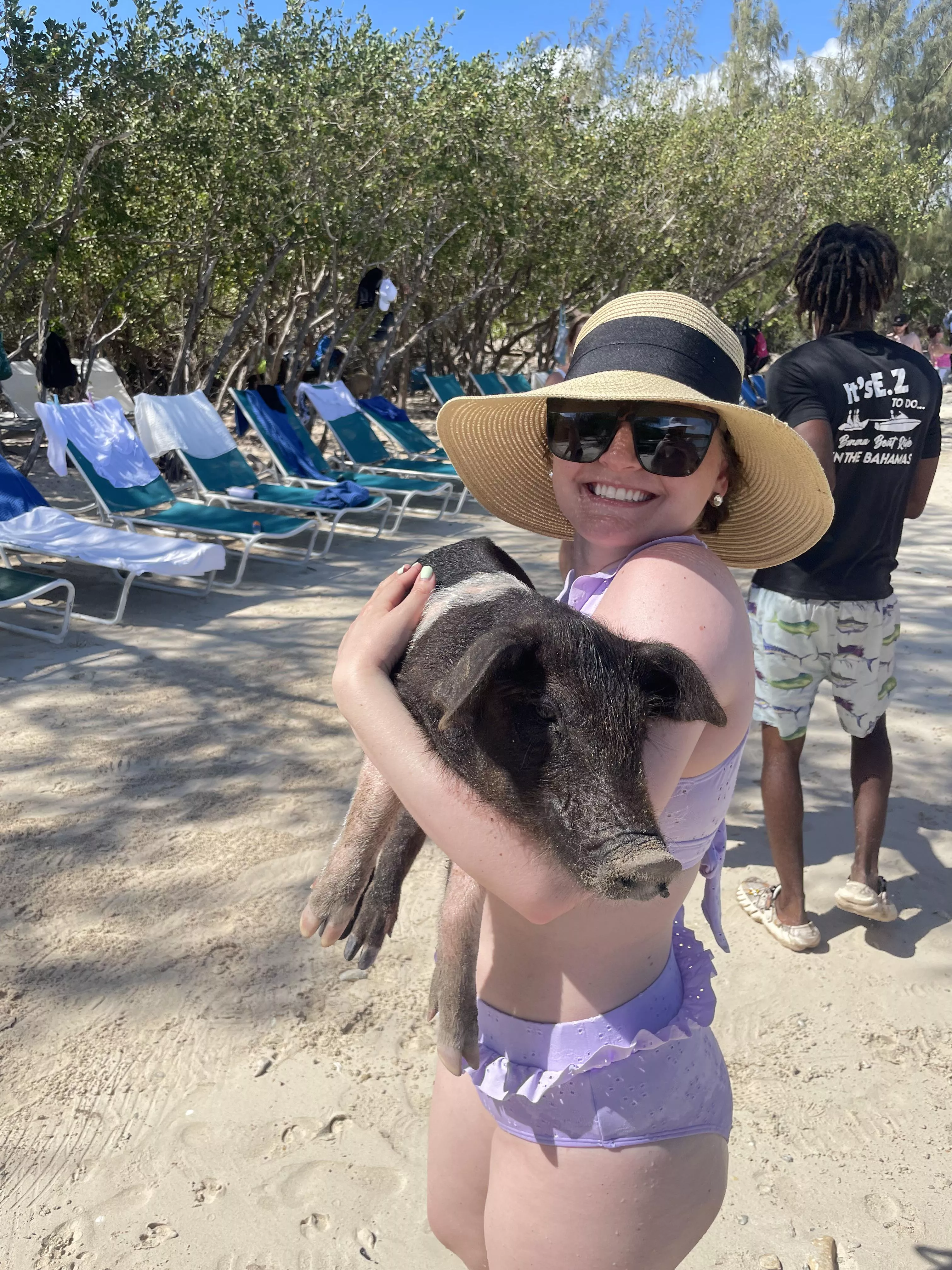 This is a picture of my sons girlfriend she just licked cancer!!! I told her in this picture she looks like the proverbial happy as a pig in shit. I want everyone to let her know how happy we are for her. posted by pandamadison20