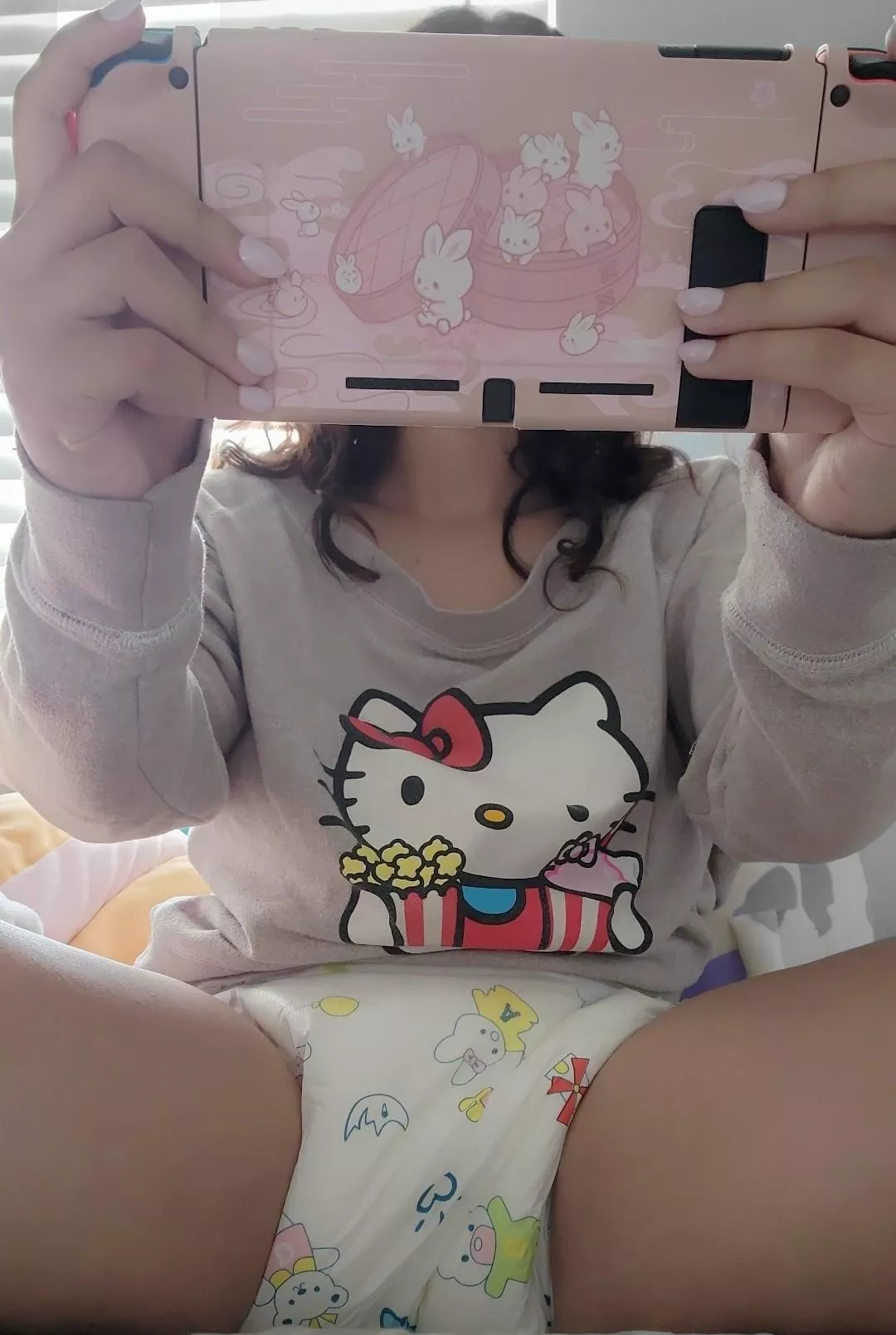 Diapers always makes gaming better🩷 posted by lily_bunbun