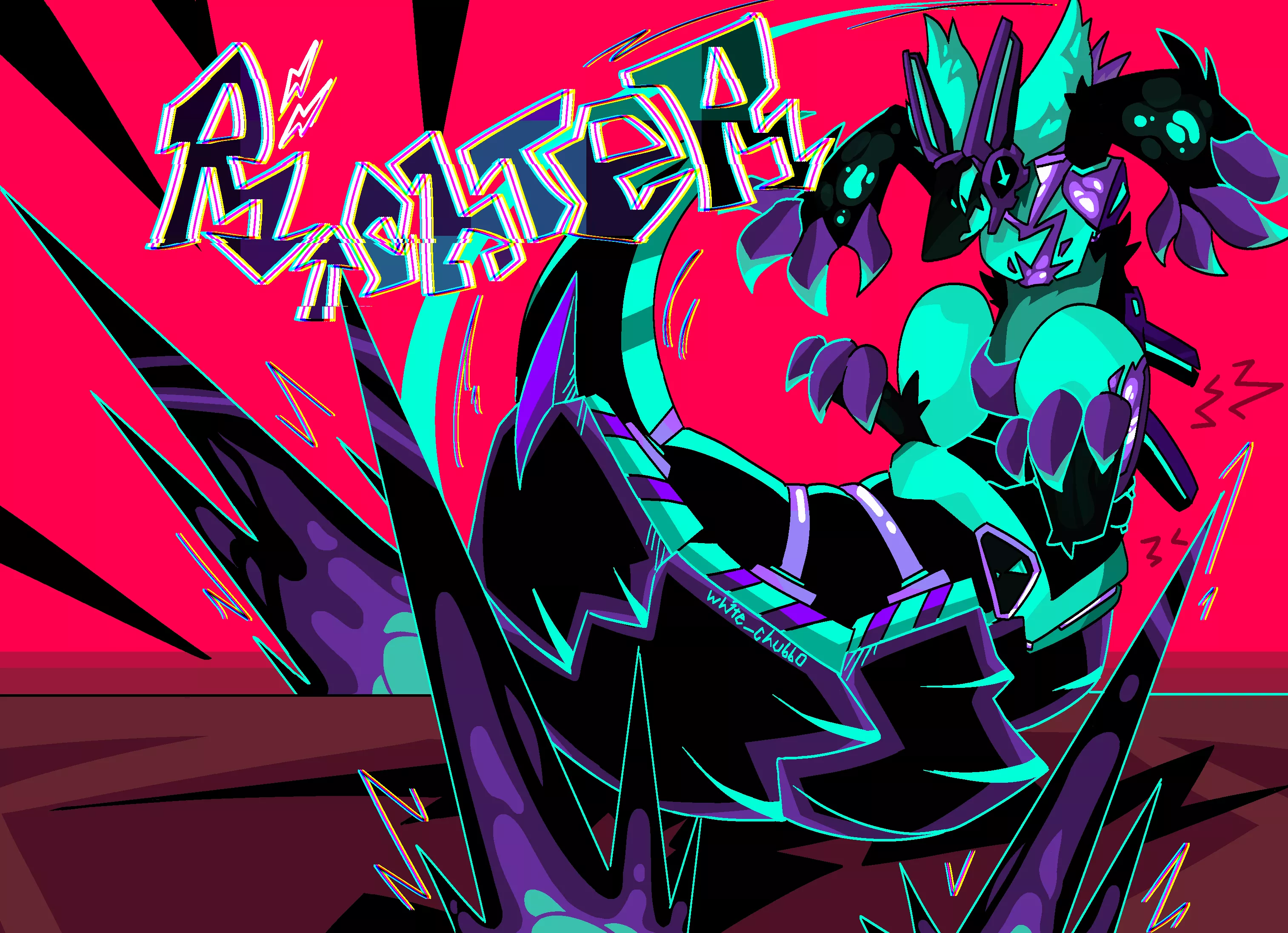 Earthquake protogen posted by white_chubbo