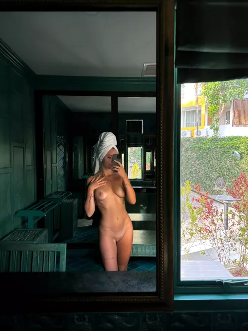 I'm wearing only towel by postalTimalia716