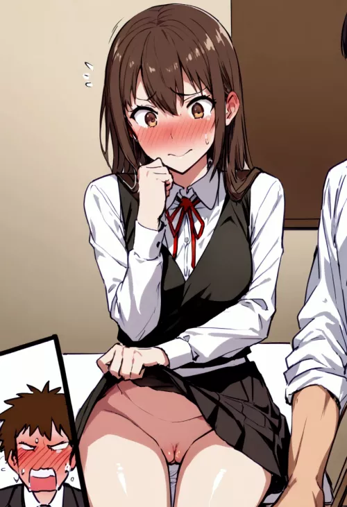 POV: Your secretary informs you that she forgot to put on her panties  by Theghost199