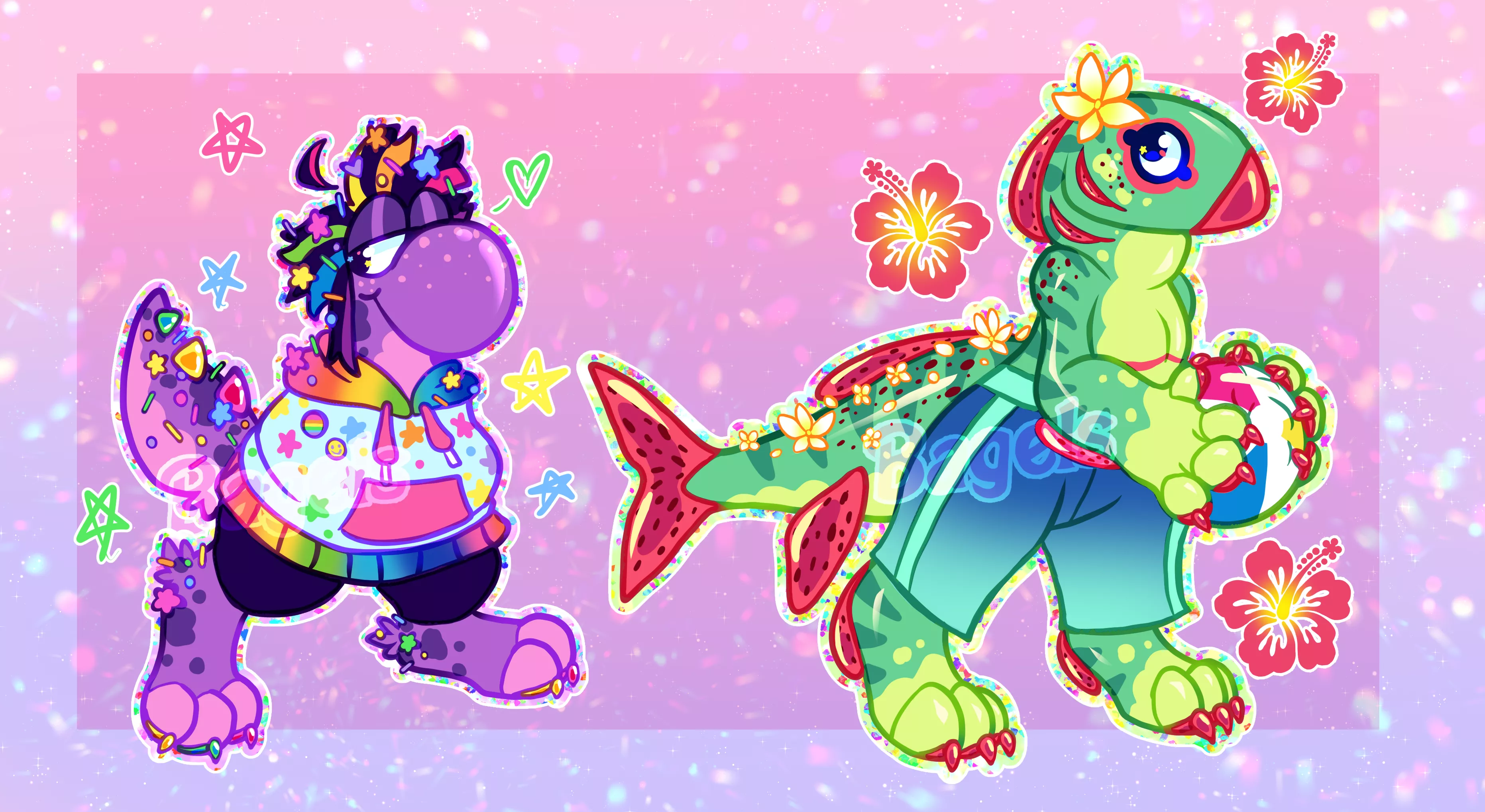 Some unusual furry adopts! Do you recognize them? :O posted by Aesthetic_Bagels