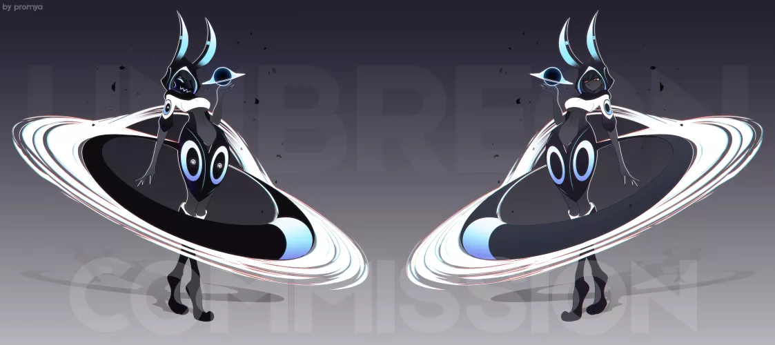 The Robo-Umbreon commission is complete 💫 by Either_Quantity4385