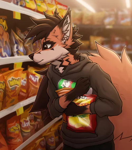 Time for chips! (Art by Me) by Elias_Kiff
