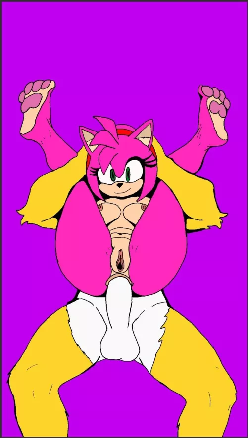 Amy having fun by (gachafox) by Gachafoxythepirate