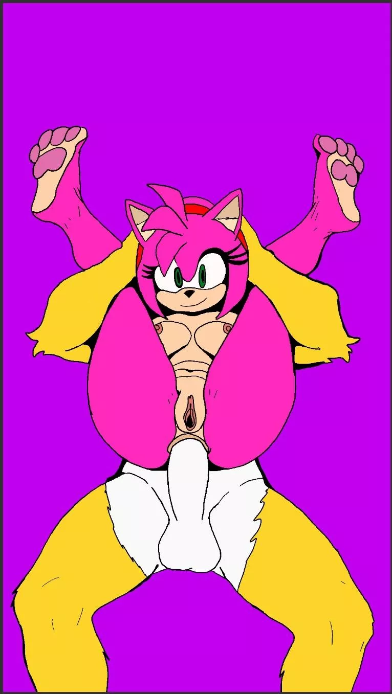 Amy having fun by (gachafox) posted by Gachafoxythepirate