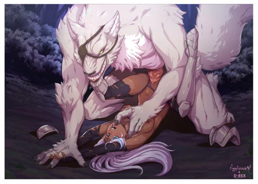 Captured, fucked and played with, this is the fate of every adventurer who messes with a werewolf (figgylicious+D-Rex) posted by Micho_B