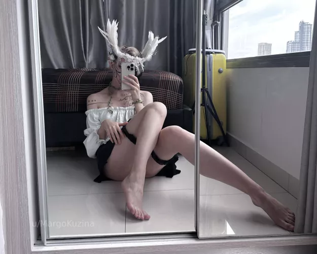 enchanting elf legs in reflection by MargoKuzina