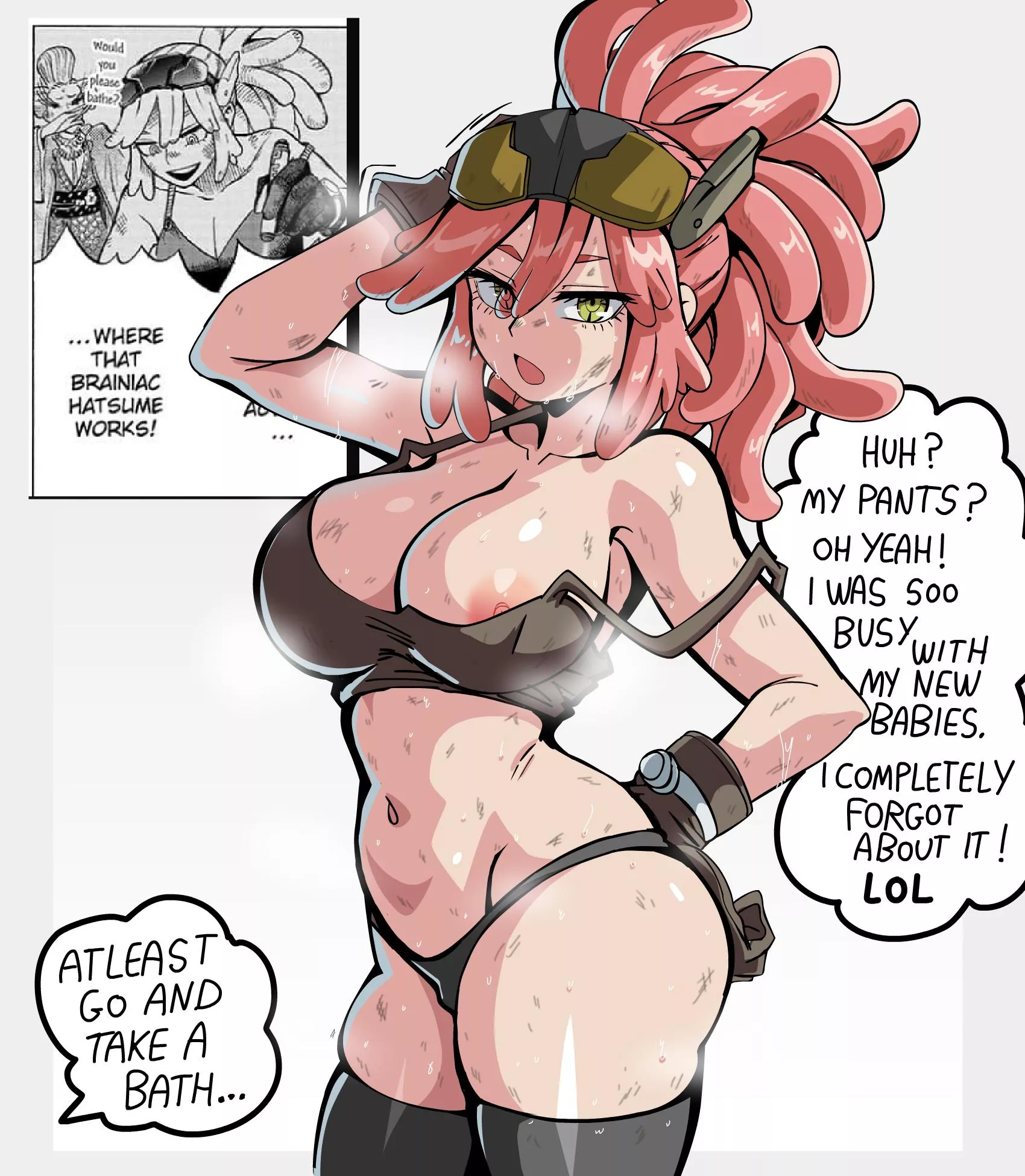 Hatsume's been busy (lewdamone) posted by a-random_alt